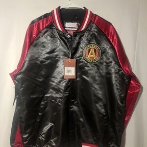 Men's Mitchell & Ness Atlanta United FC Special  Satin Full-Snap Size Large